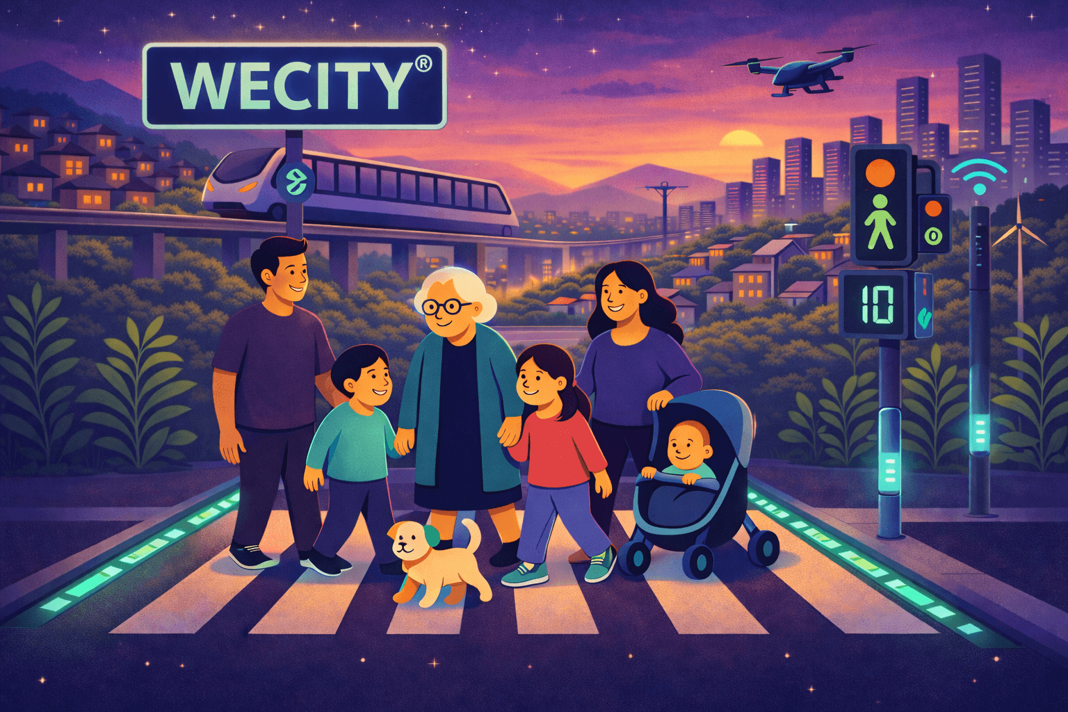 Conscious Pedestrian Crossings